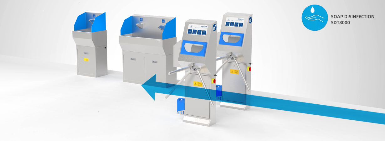 Soap dispenser turnstile Type SDT9000