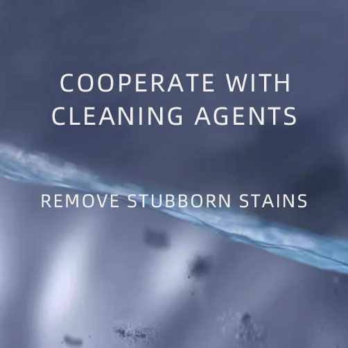 Cleaning agents can be added