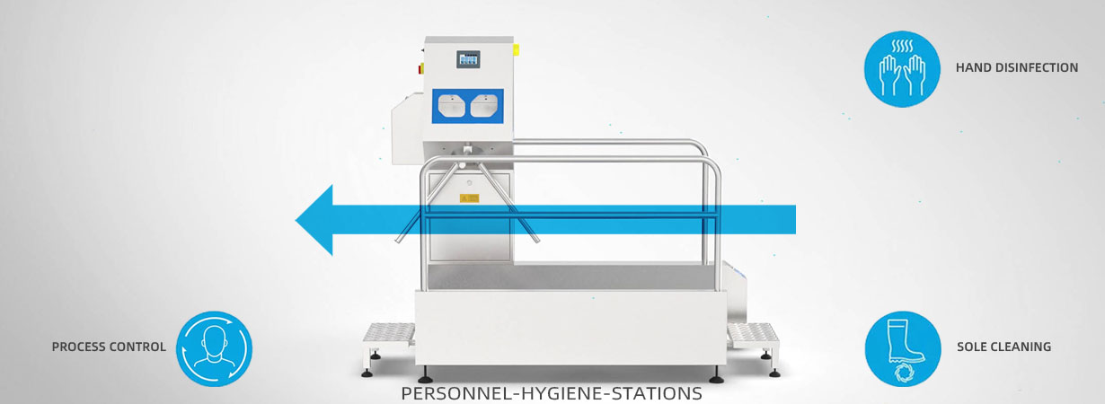 Double lane Hygiene Station Type HCS93206-2